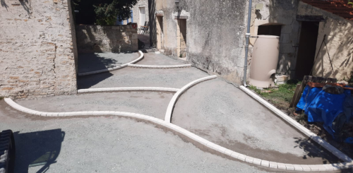 chantier d'aménagement de vendée allée aménagement